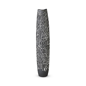 Global Views Medium Horsetail Vase In Gray