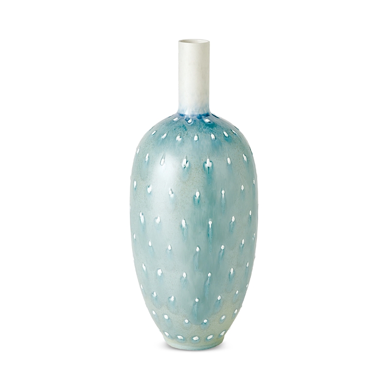 Global Views Lamb's Ear Short Spotted Vase
