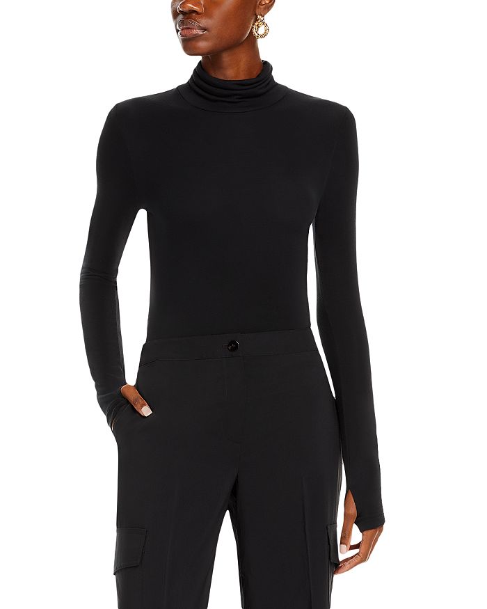 Black turtleneck deals tee