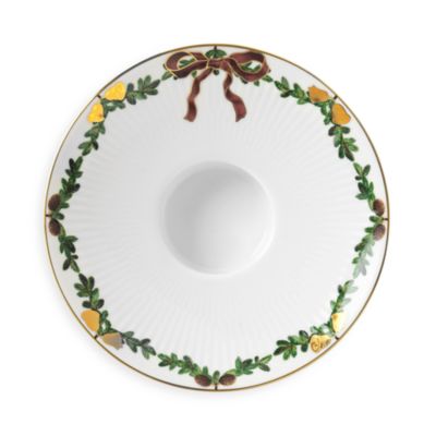 Star Fluted Christmas Candle Holder