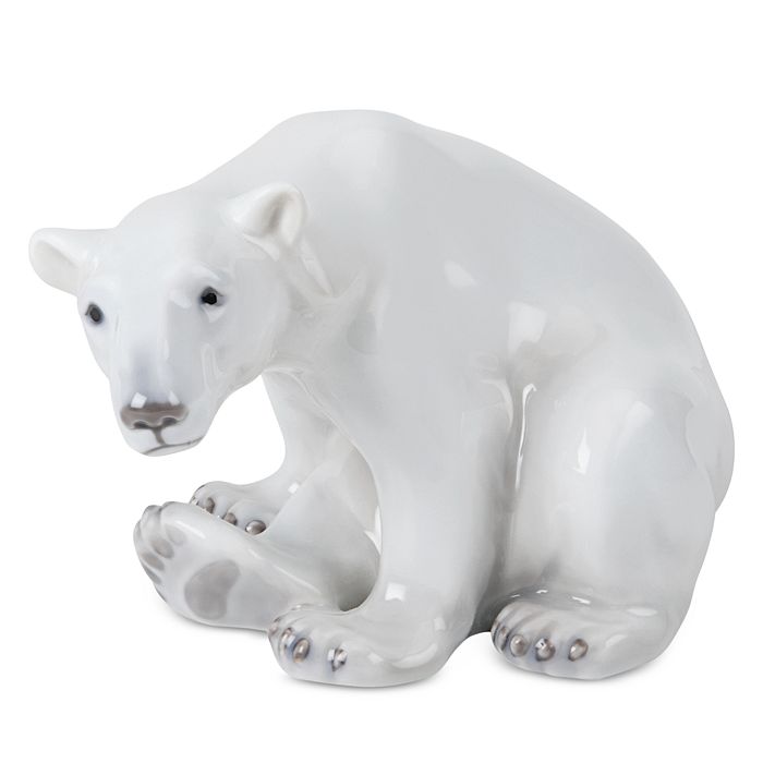 Royal Copenhagen Polar Bear Sitting Figurine