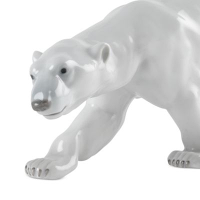 Polar Bear Walking Figurine 