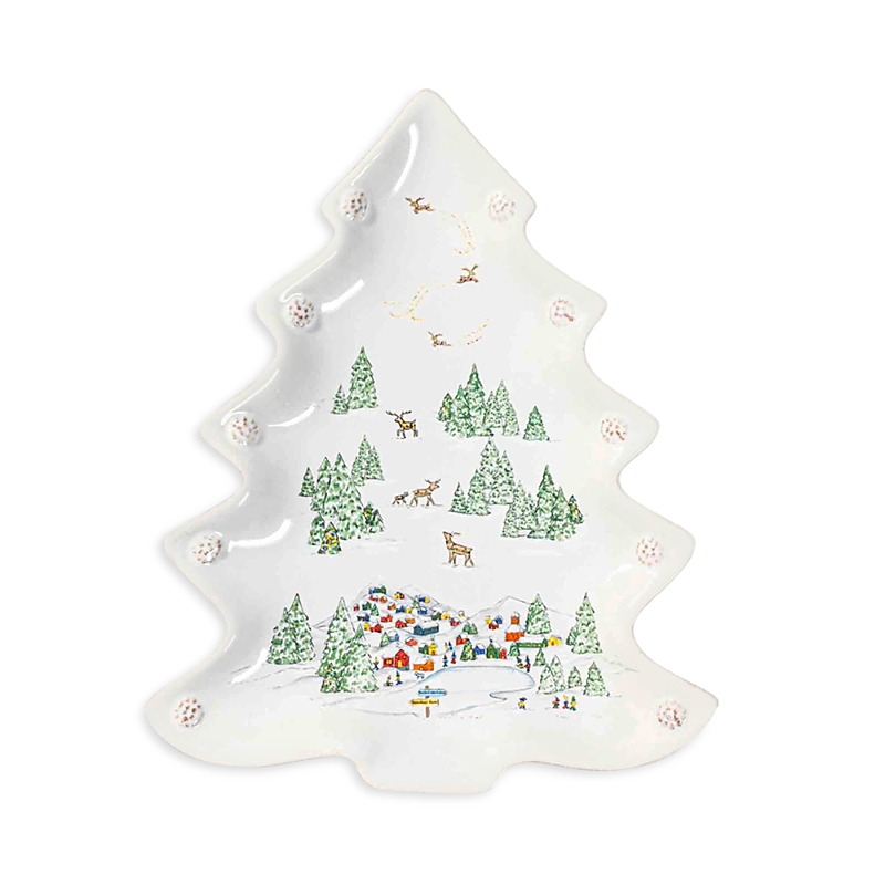 Juliska Berry & Thread North Pole 10" Tree Tray In Multi