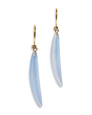 ALEXIS BITTAR LUCITE SLIVER WIRE EARRINGS