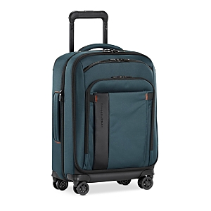Shop Briggs & Riley Zdx 21 Carry-on Expandable Spinner Suitcase In Blue