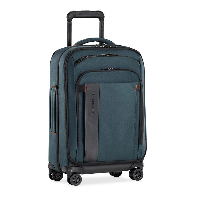 Briggs & Riley Zdx 22 Carry-on Expandable Spinner Suitcase In Blue
