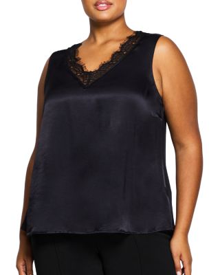 Estelle Plus Alessandra Lace Trim Tank