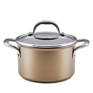 Anolon X 4 Qt Covered Saucepot In Brown