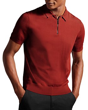 Ted Baker - Daldin Cashmere Zip Regular Fit Polo