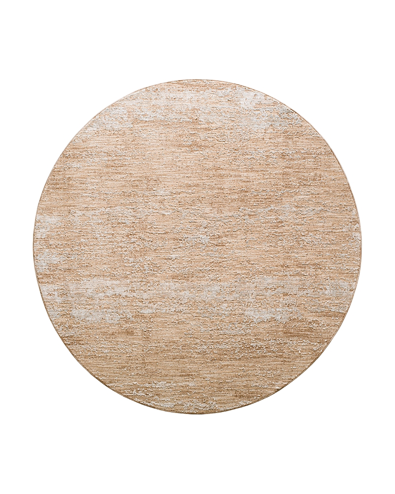 Surya Masterpiece Mpc-2318 Round Area Rug, 7'10 X 7'10 In Tan/beige