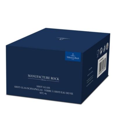 Manufactire Rock Double Old Fashioned Glass, Set of 4