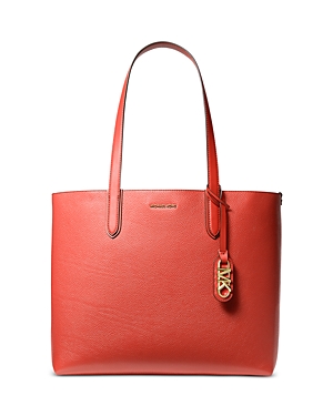 Michael Kors Eliza Extra Large East West Reversible Tote In Coral