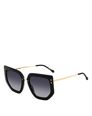 Isabel Marant Gradient Mixed-media Butterfly Sunglasses In Black/gray Gradient