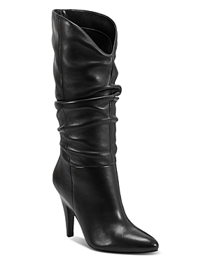 Marc Fisher Ltd. Women's Krista Tall High Heel Slouch Boots In Black