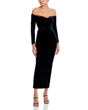 The New Arrivals by Ilkyaz Ozel Farah Off-the-Shoulder Gown