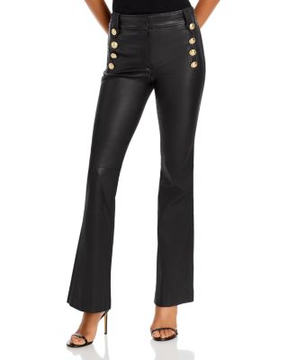 Derek Lam 10 Crosby - Robertson Leather Flare Sailor Pants