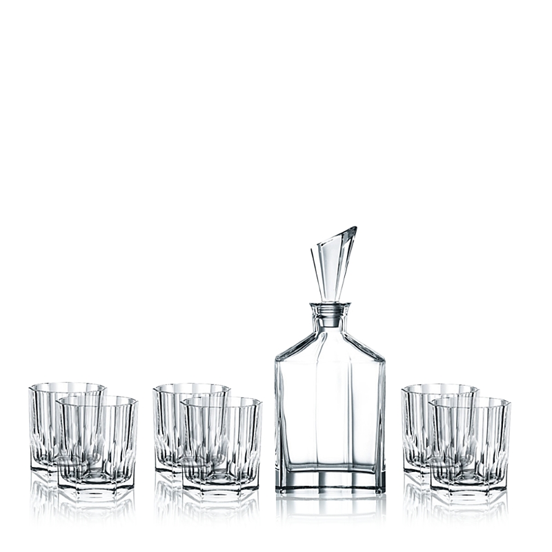 Nachtmann Aspen 7 Piece Decanter And Tumbler Set In Clear