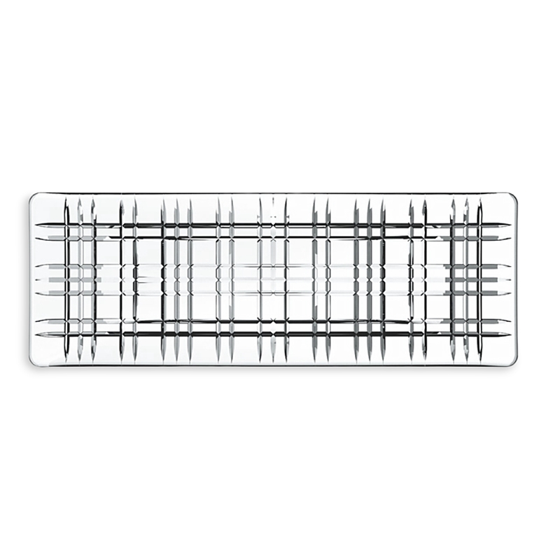 Nachtmann Square 17 Rectangular Plate In Clear