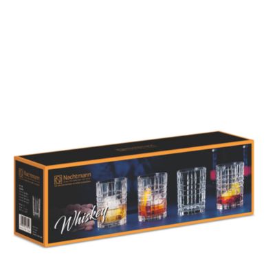 Square Whiskey Tumblers, Set of 4