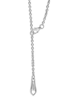 18K Yellow Gold & Sterling Silver Rittenhouse Diamond Cluster Pendant Necklace, 16-18"