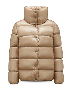 Shop Moncler Cochevis Down Puffer Jacket In Brown