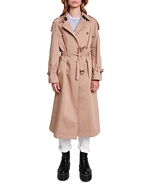 MAJE GRENCHIE BELTED TRENCH COAT