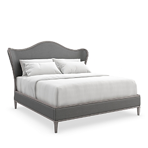 Caracole Bedtime Beauty Bed, Queen In Warm Gray