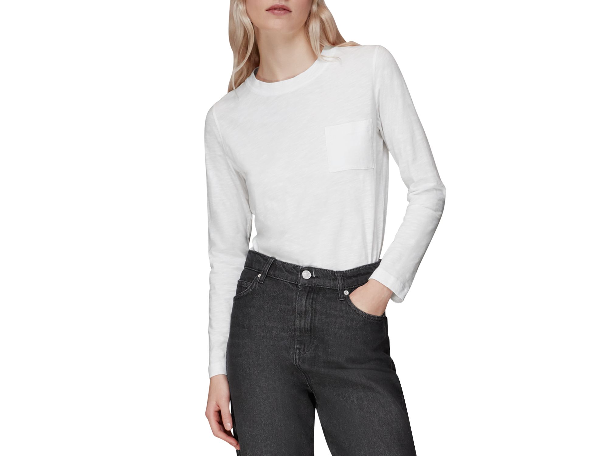 Crewneck Pocket Top - Image 1