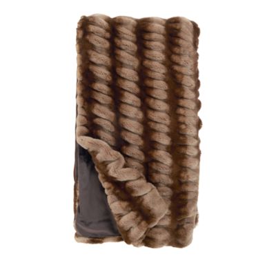 Donna Salyers Fabulous Furs Couture Collection Faux Fur Throw