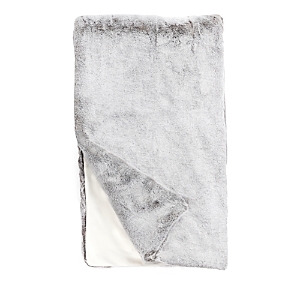 Donna Salyers Fabulous-furs Couture Collection Faux Fur Throw In Gray