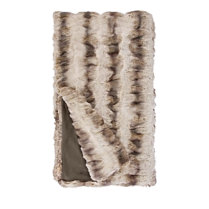 Donna Salyers Fabulous-furs Couture Collection Faux Fur Throw In Neutral