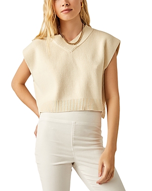 Shop Free People Easy Street Vest In Cream