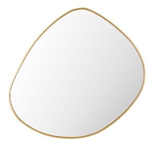 Surya Pebble Mirror In Gold