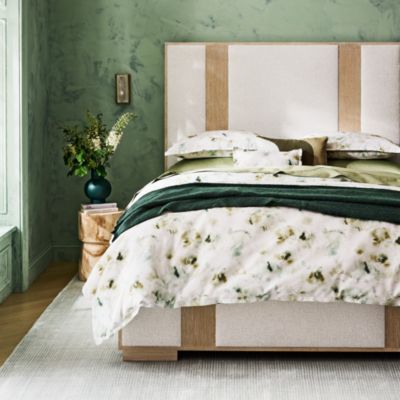 Solaria Queen Wood Frame Panel Bed