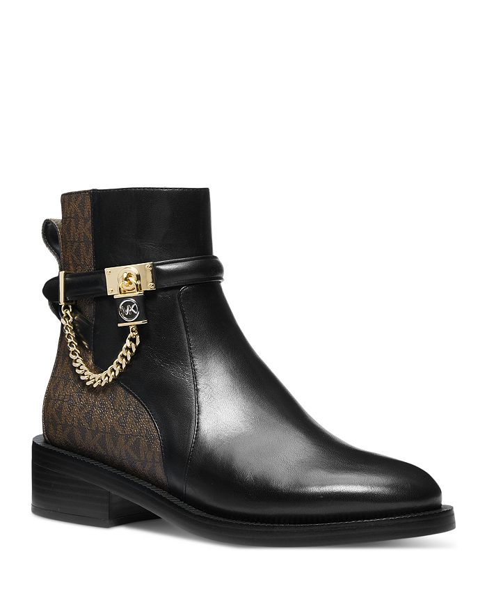 michael kors finley flat booties