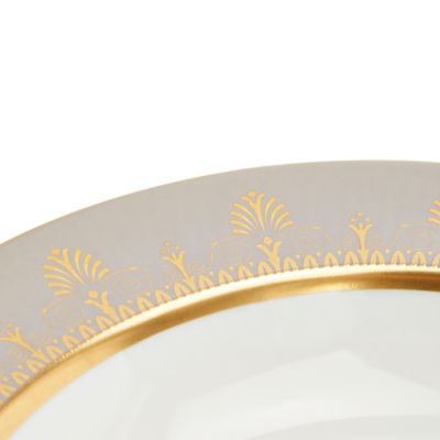 Anthemion Grey Rim Soup Bowl