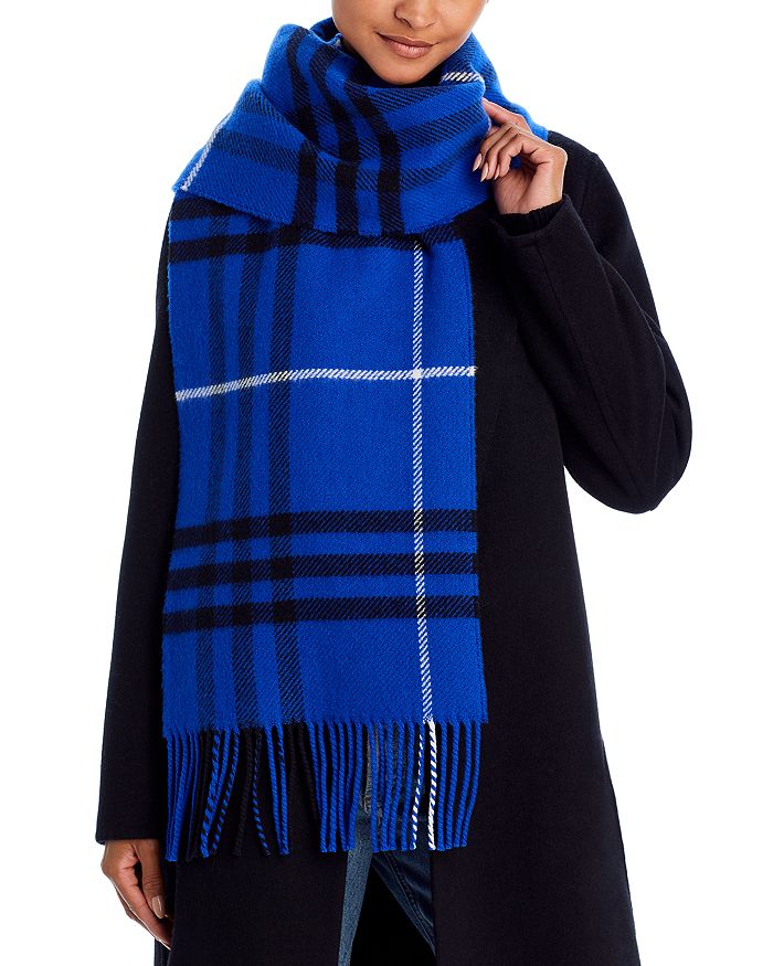 VALENTINO GARAVANI Checked cashmere, silk and wool-blend scarf, Sale up to  70% off