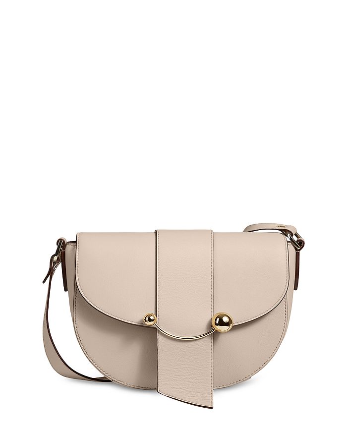 Strathberry Leather Shoulder Bag - Brown Shoulder Bags, Handbags