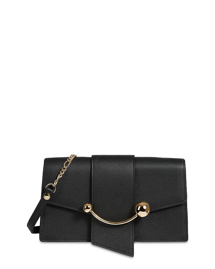 Strathberry Crescent On A Chain Leather Crossbody | Bloomingdale's