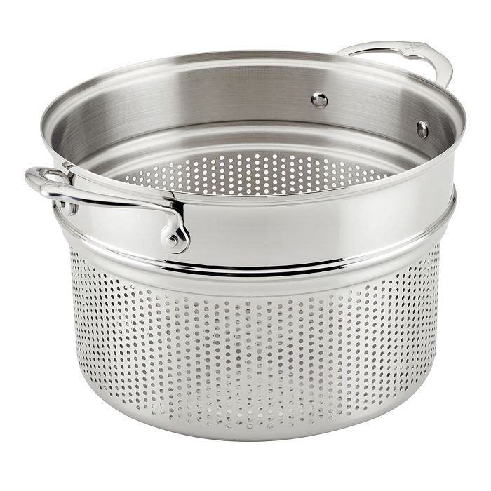 All Clad Stainless Steel Large Colander Pasta Strainer Pot Insert ~ New