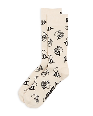 Happy Socks Bees Crew Socks