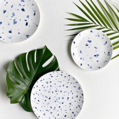 Terrazzo Azzurro Salad/Dessert Plates, Set of 2