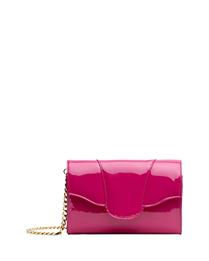 Shop Liselle Kiss Allie Convertible Clutch In Neon Pink/gold