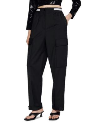 Sandro - Wide Leg Cargo Trousers