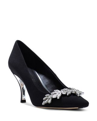 Donald Pliner - Women's Embellished Pointed Toe High Heel Pumps