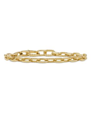 David Yurman Dy Madison Chain Bracelet in 18K Yellow Gold