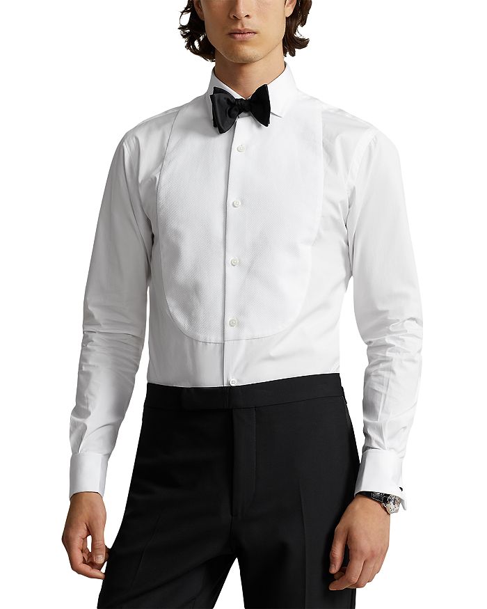 Polo Ralph Lauren Poplin Custom Fit Tuxedo Shirt | Bloomingdale's