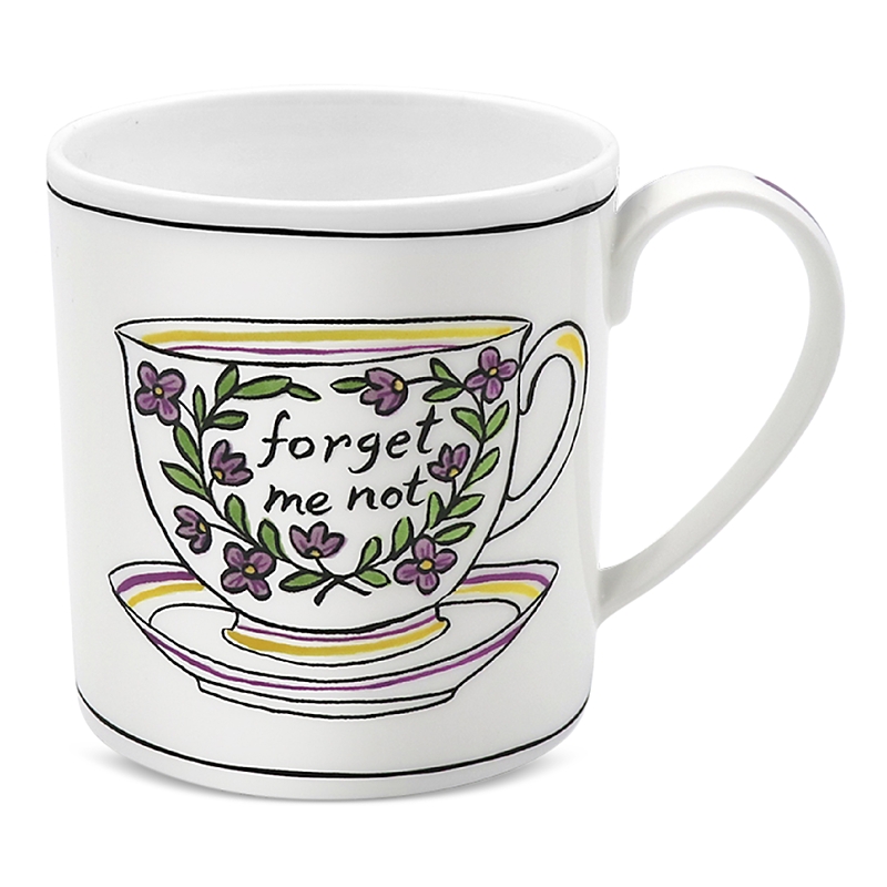 Prouna Twig New York Molly Hatch Forget Me Not Mug In Multi
