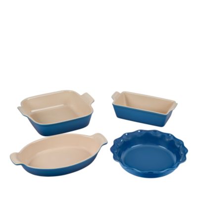 4 Pc Stoneware Baking Set