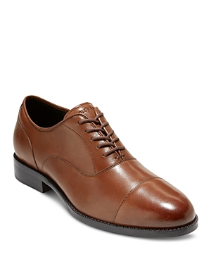 Shop Cole Haan Broadway Cap Toe Oxfords In British Tan